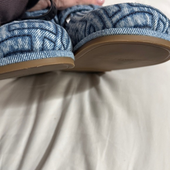 FENDI shoes denim logo buckle mules blue NEW 37 - Picture 8 of 9